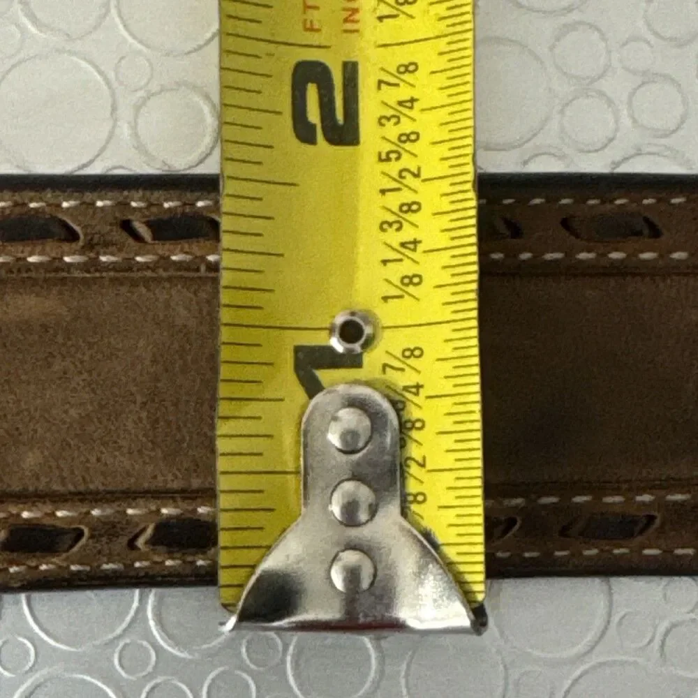 Ariat Scout Leather Western Belt 42 GripStrip 2007 Limited Edition Buckle 1.5”